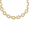 Duchessa Satin Finish & Diamond Accent Oval Link Collar - 1